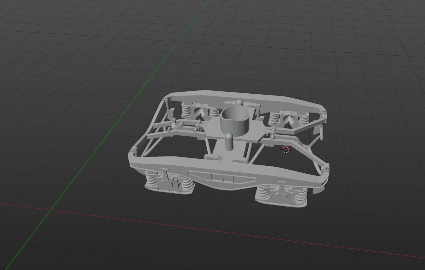 Pre supported H0 1-87 scale Tamns 9850 with swiveling roof 3D print model_16