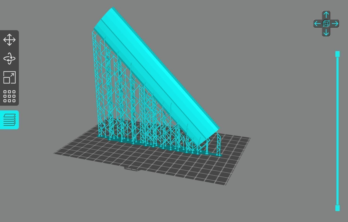 Pre supported H0 1-87 scale Tamns 9850 with swiveling roof 3D print model_18