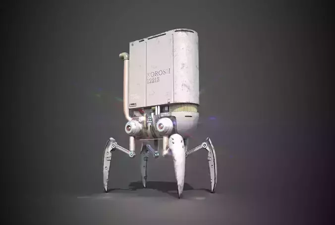Spider Bot 3D Model