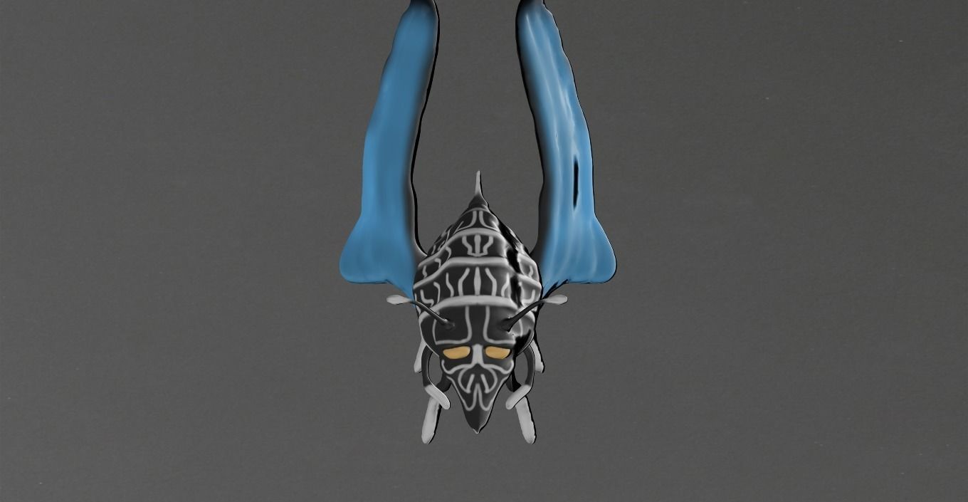 insect flying Low-poly 3D model_18