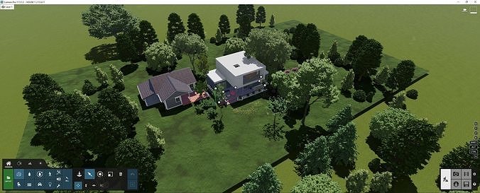 SCENE LUMION 11 AND ABOVE box house BY YOGA4ARCH  3D model 3