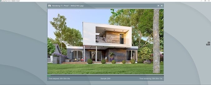 SCENE LUMION 11 AND ABOVE box house BY YOGA4ARCH  3D model 7
