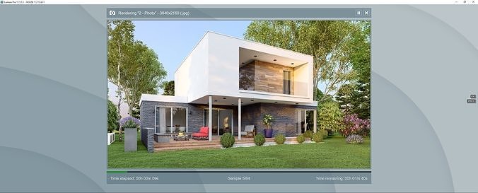 SCENE LUMION 11 AND ABOVE box house BY YOGA4ARCH  3D model 5