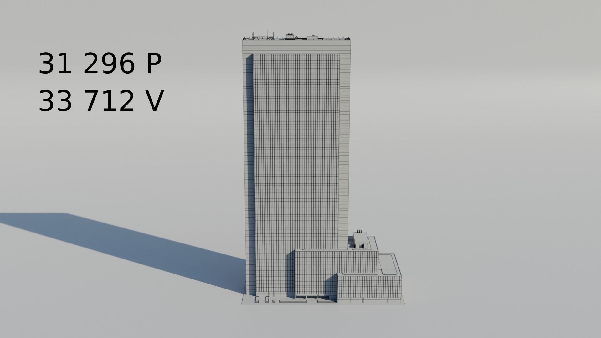 NYC Tall Skyscrapers v3 Low-poly 3D model_11