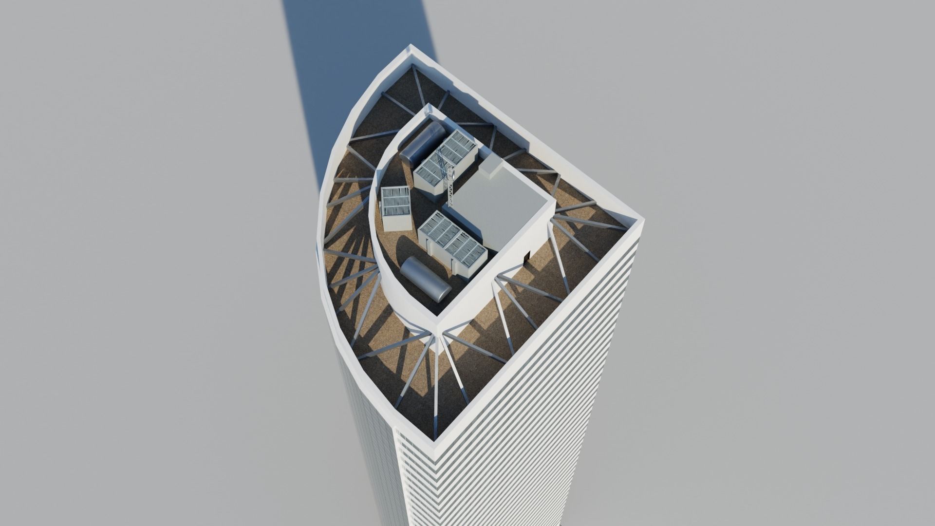 NYC Tall Skyscrapers v3 Low-poly 3D model_35