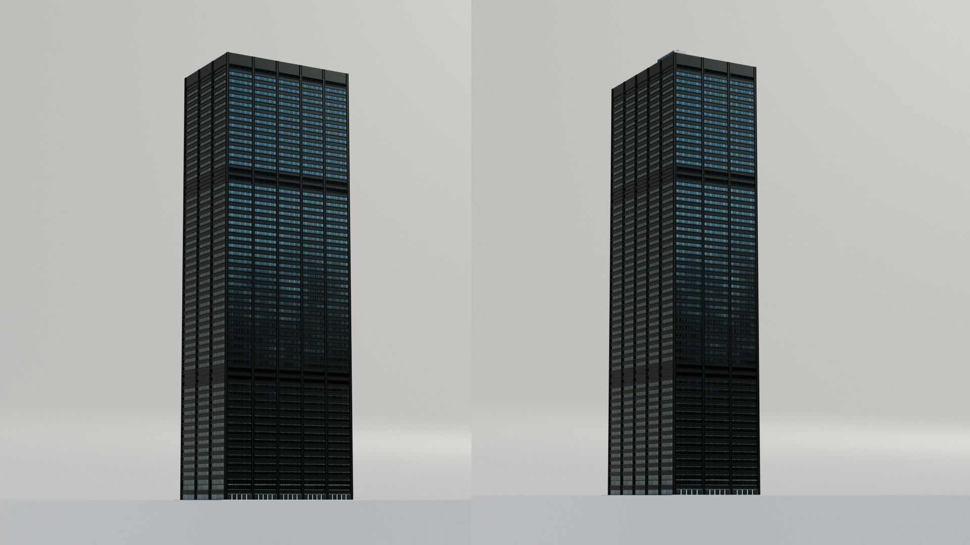 NYC Tall Skyscrapers v3 Low-poly 3D model_42