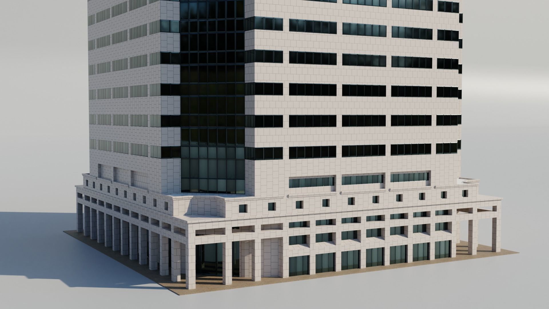 NYC Tall Skyscrapers v3 Low-poly 3D model_14