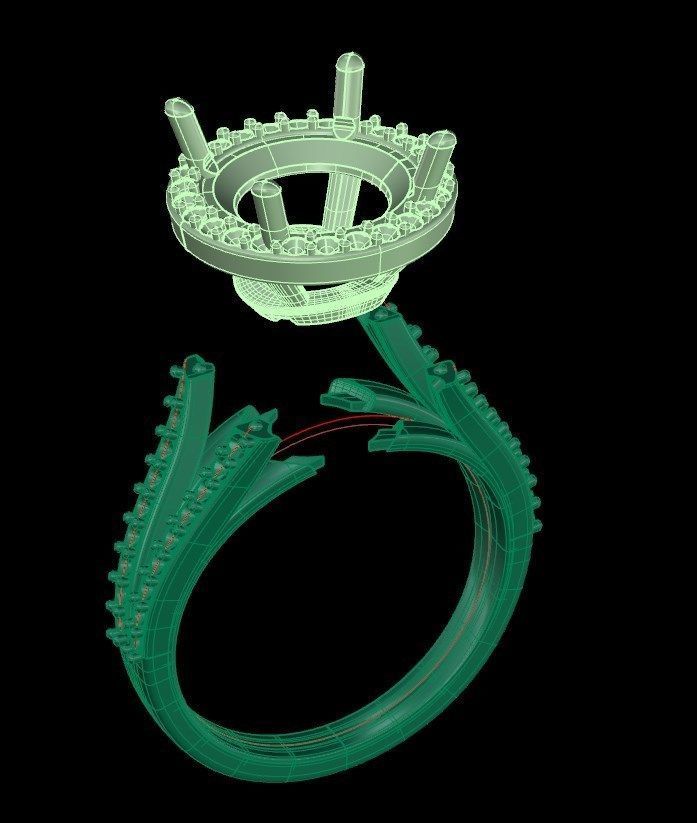 Ring bi83 3D print model_12