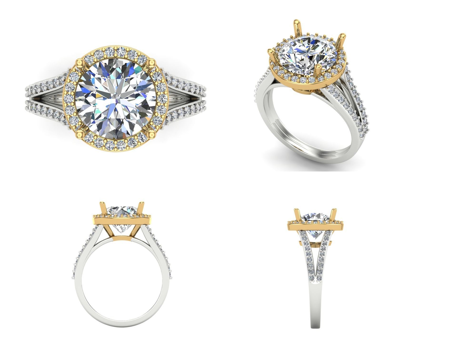 Ring bi83 3D print model_5