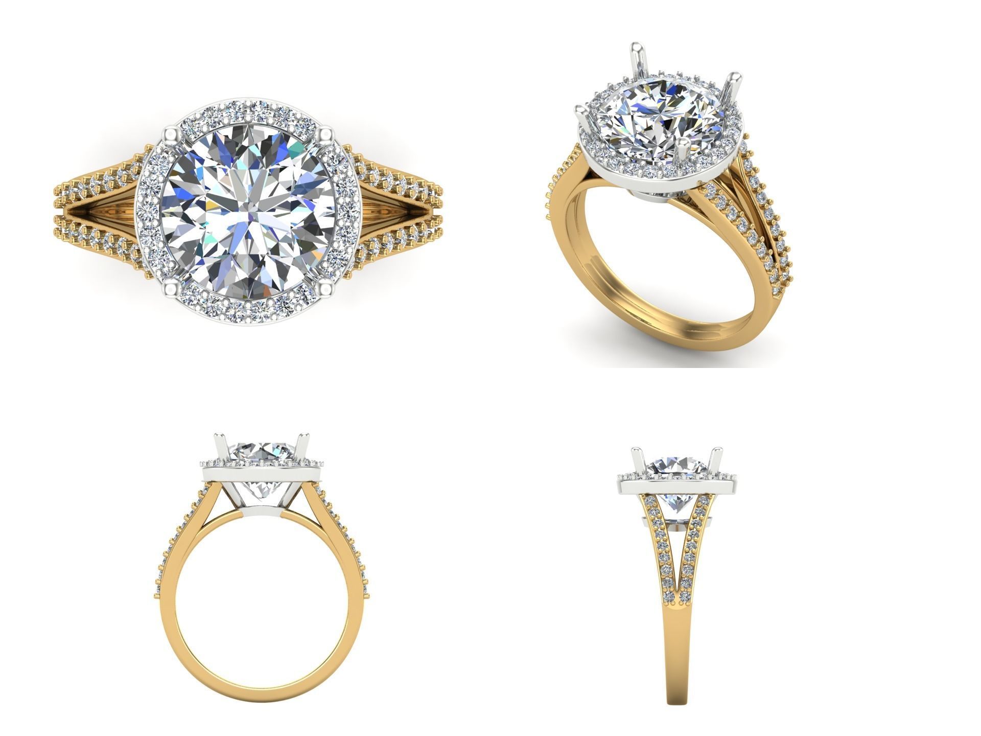 Ring bi83 3D print model_3