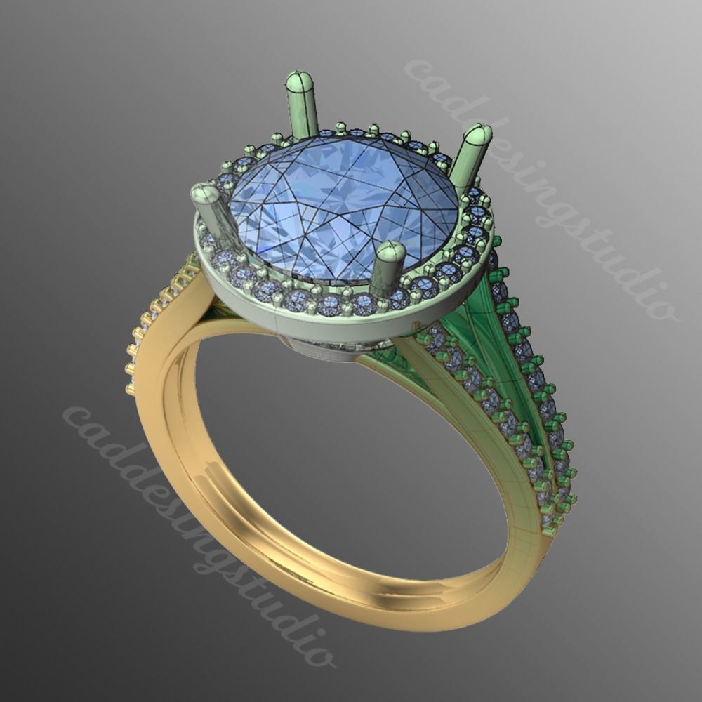 Ring bi83 3D print model_1