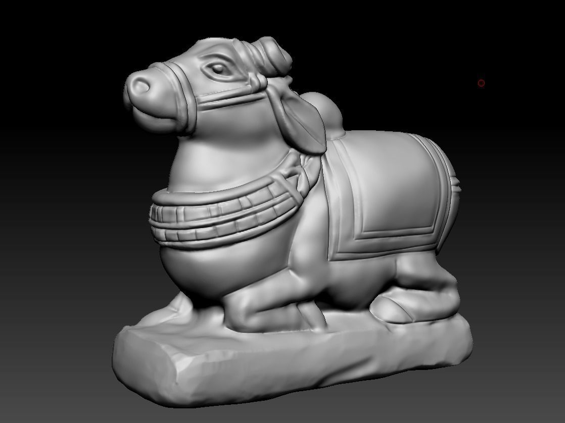 Bull - Nandi  3D print model_9