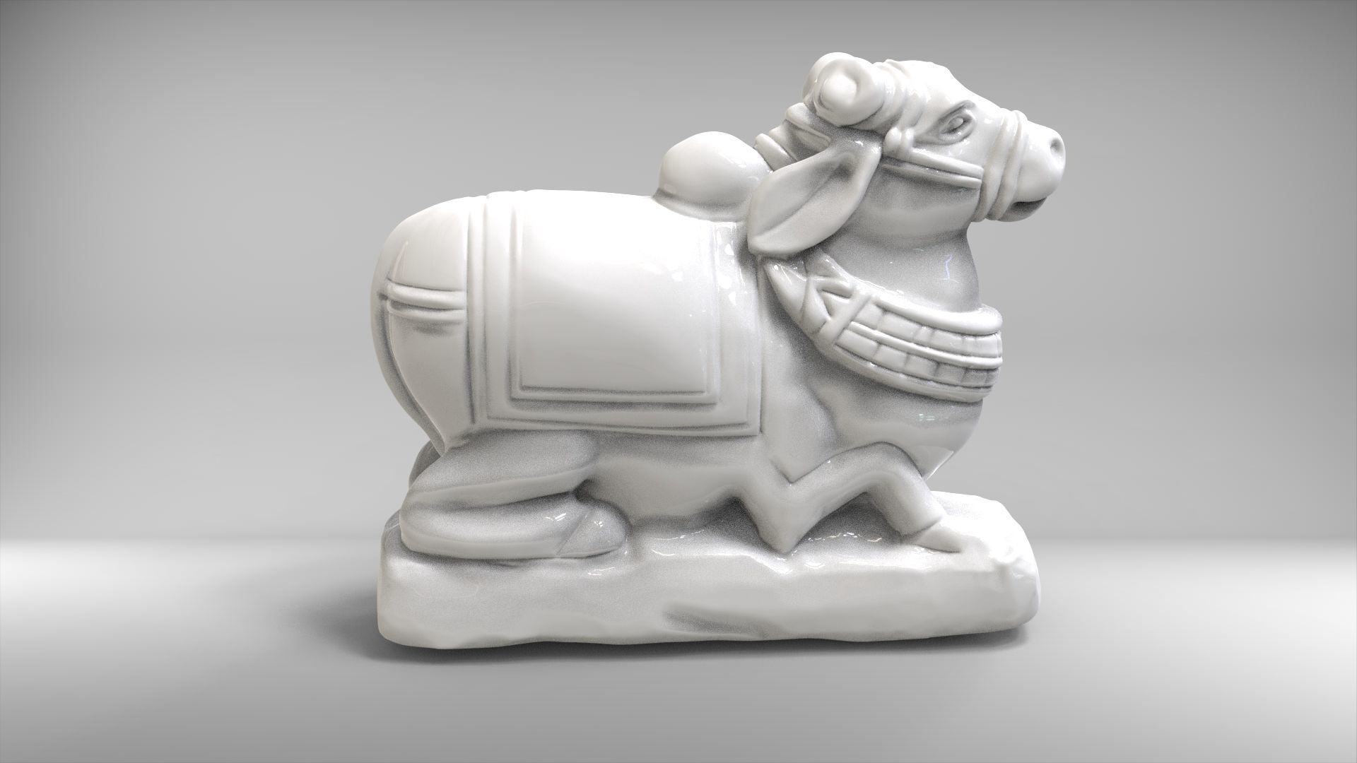 Bull - Nandi  3D print model_1