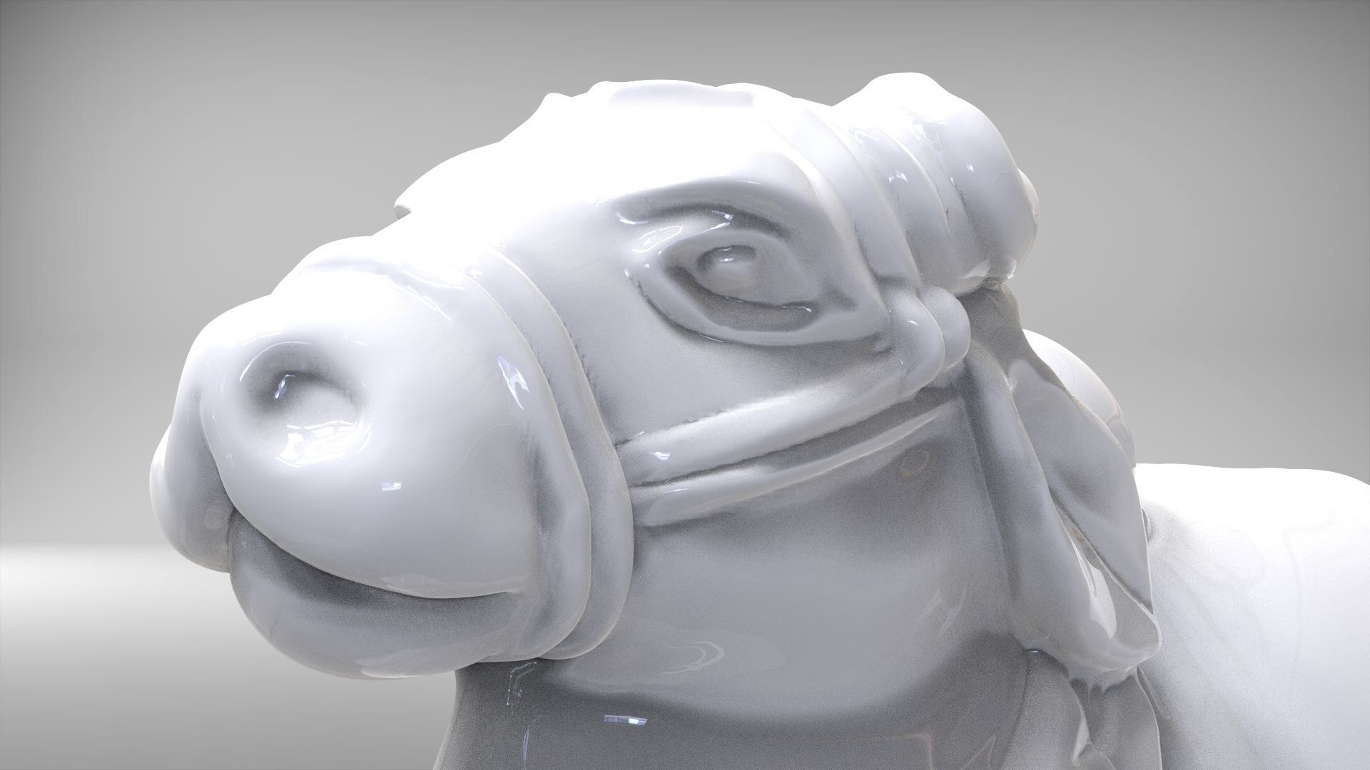 Bull - Nandi  3D print model_5