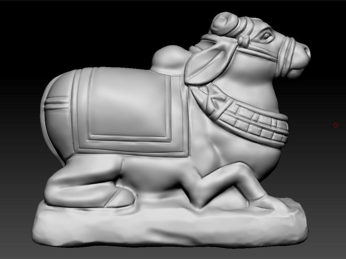 Bull - Nandi  3D print model_8