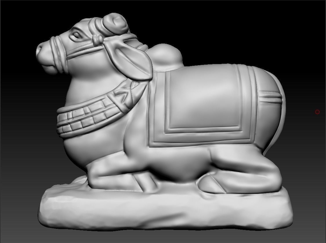 Bull - Nandi  3D print model_7