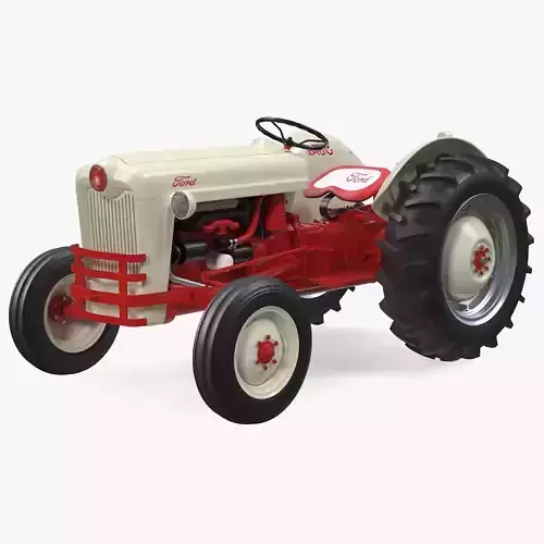Ford NAA Golden Jubilee 1953 Vintage Tractor 3D model