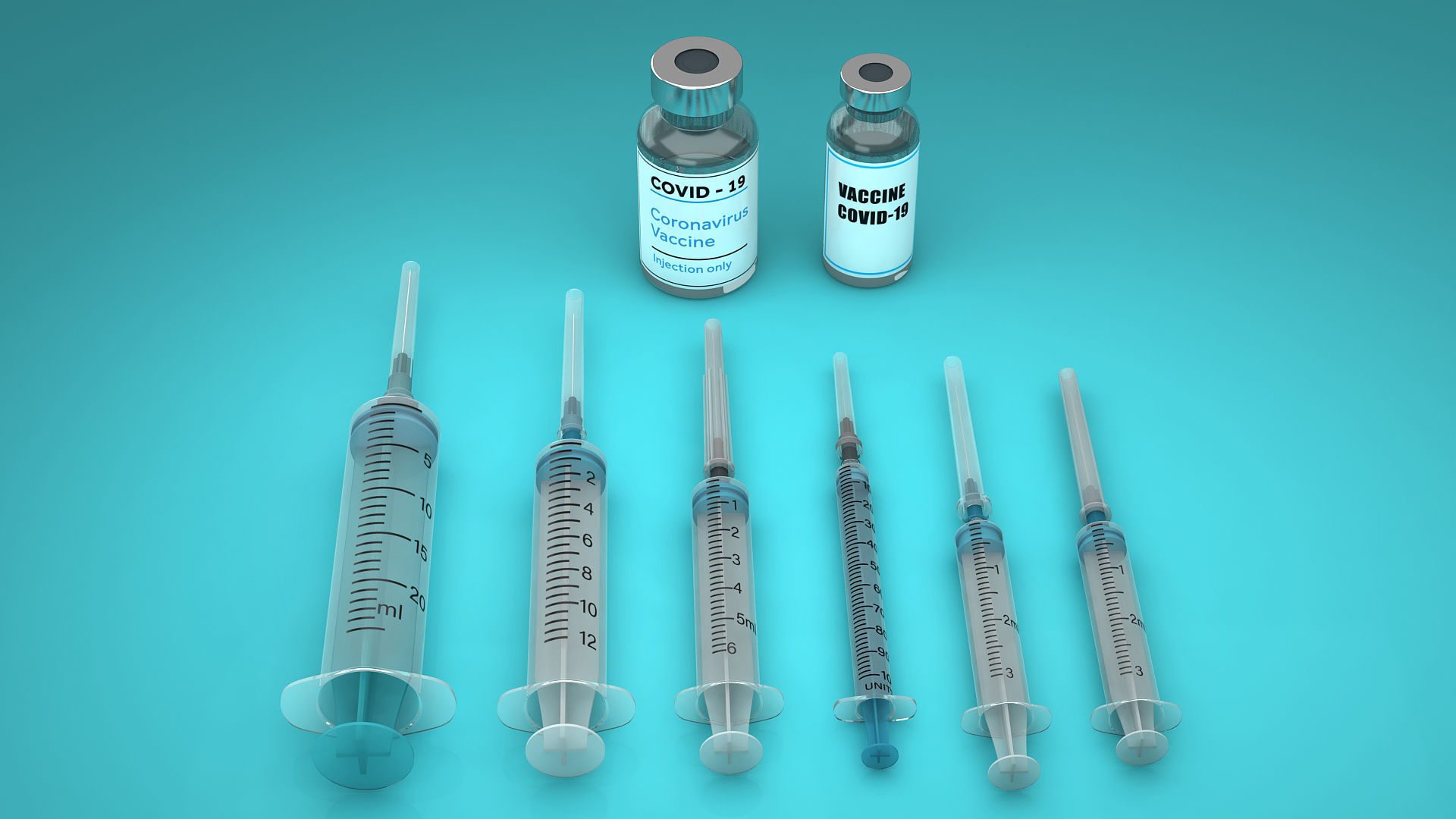 Vaccine with Syringe 3D model_1