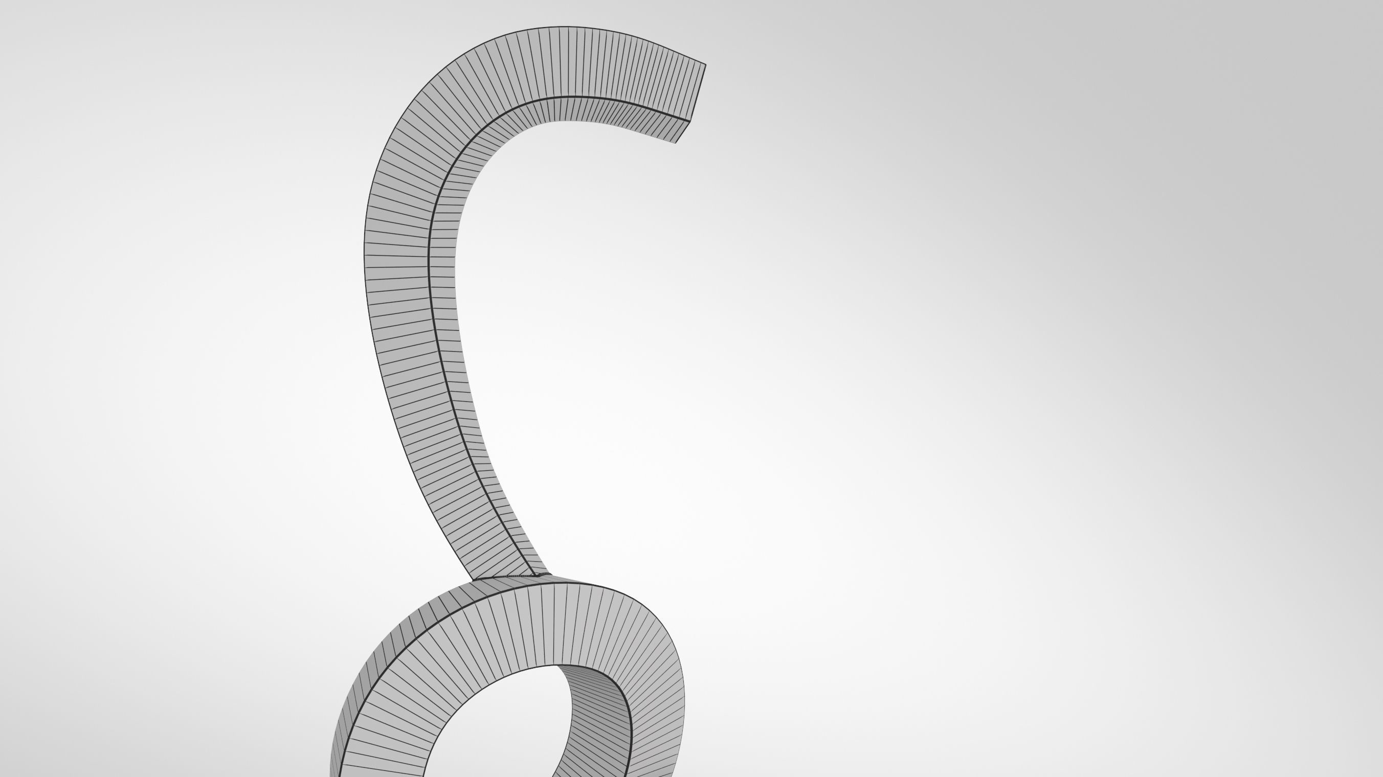 Stretching Cat Pastel 3D model_3