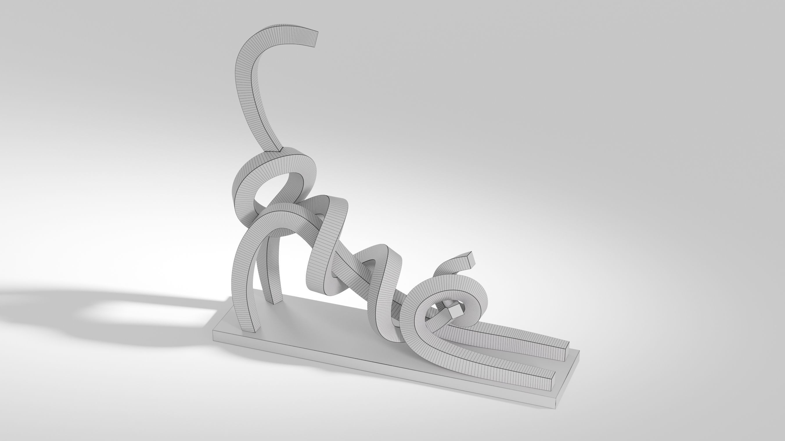 Stretching Cat Pastel 3D model_19