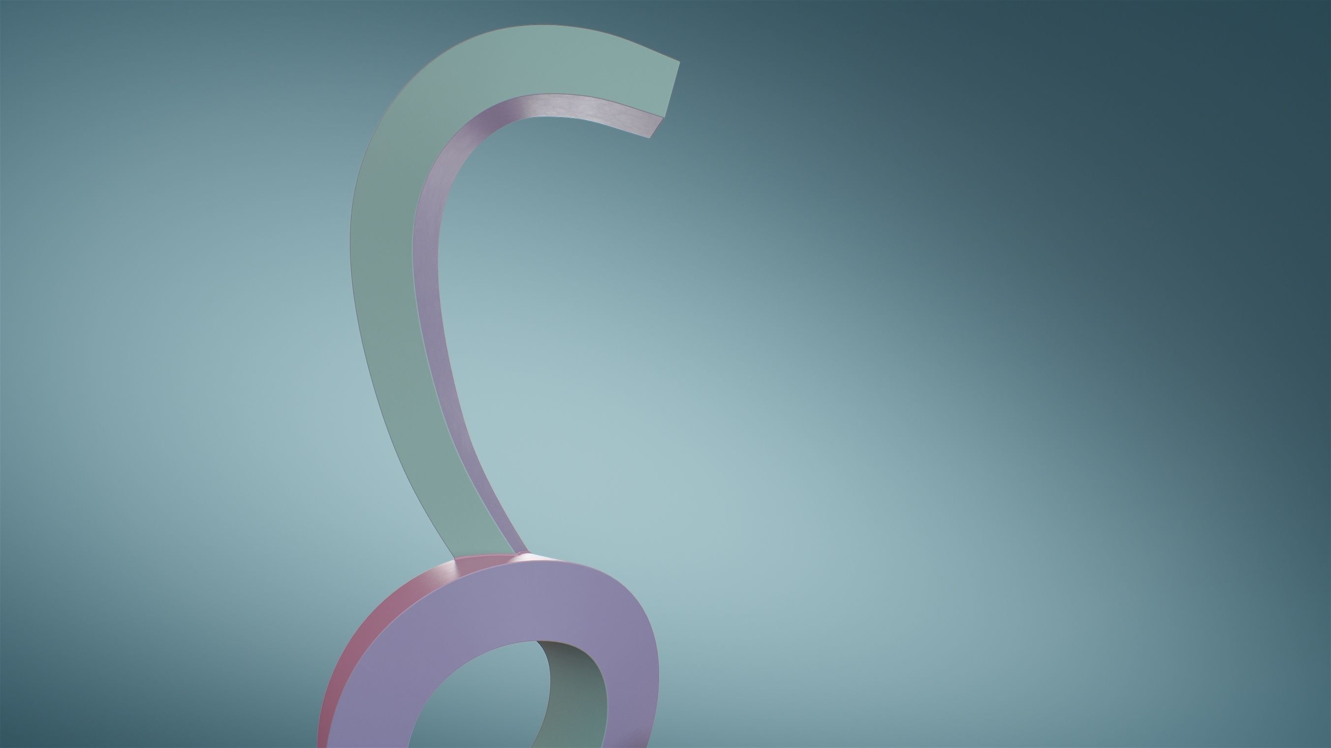 Stretching Cat Pastel 3D model_2