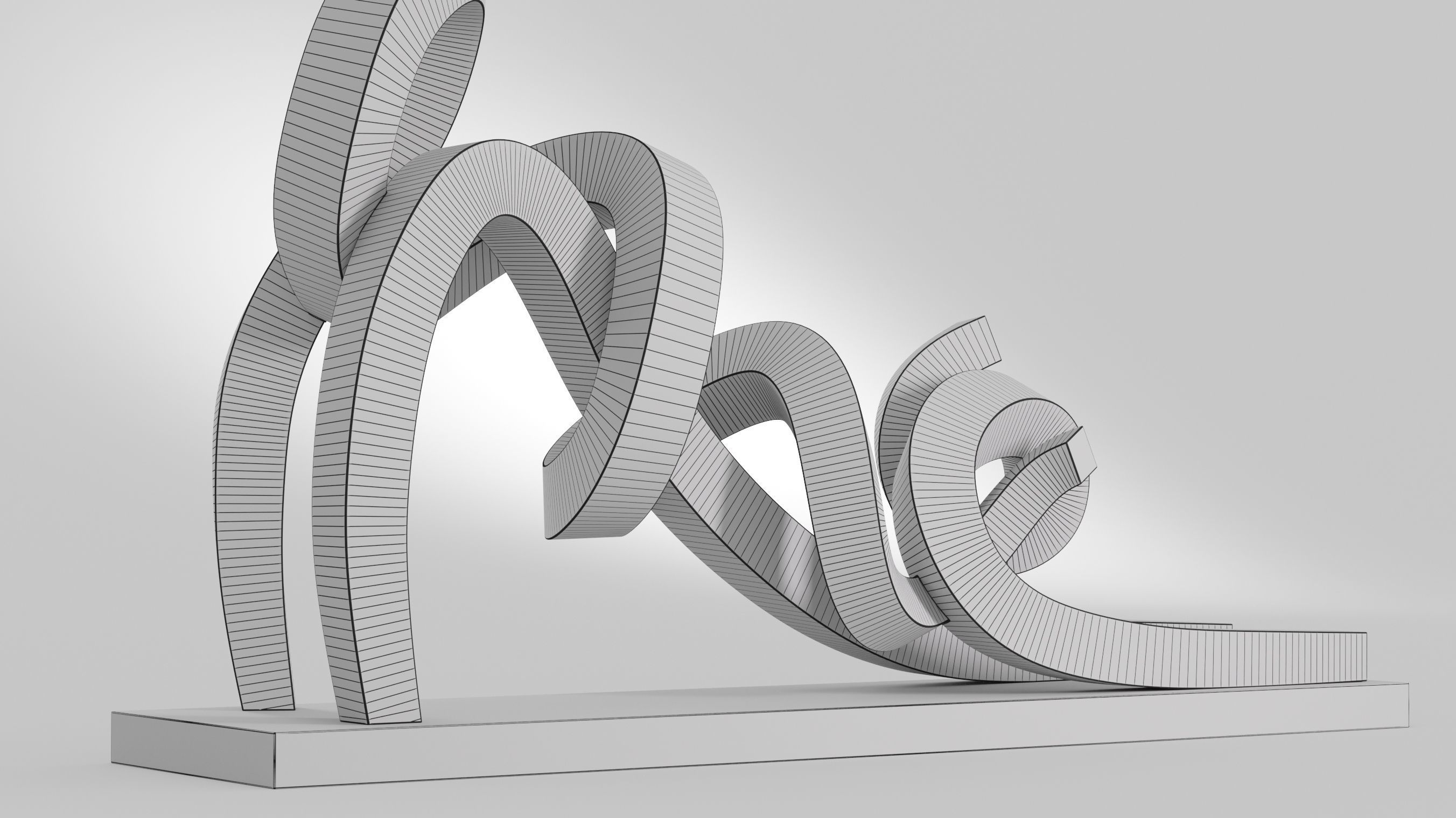 Stretching Cat Pastel 3D model_7