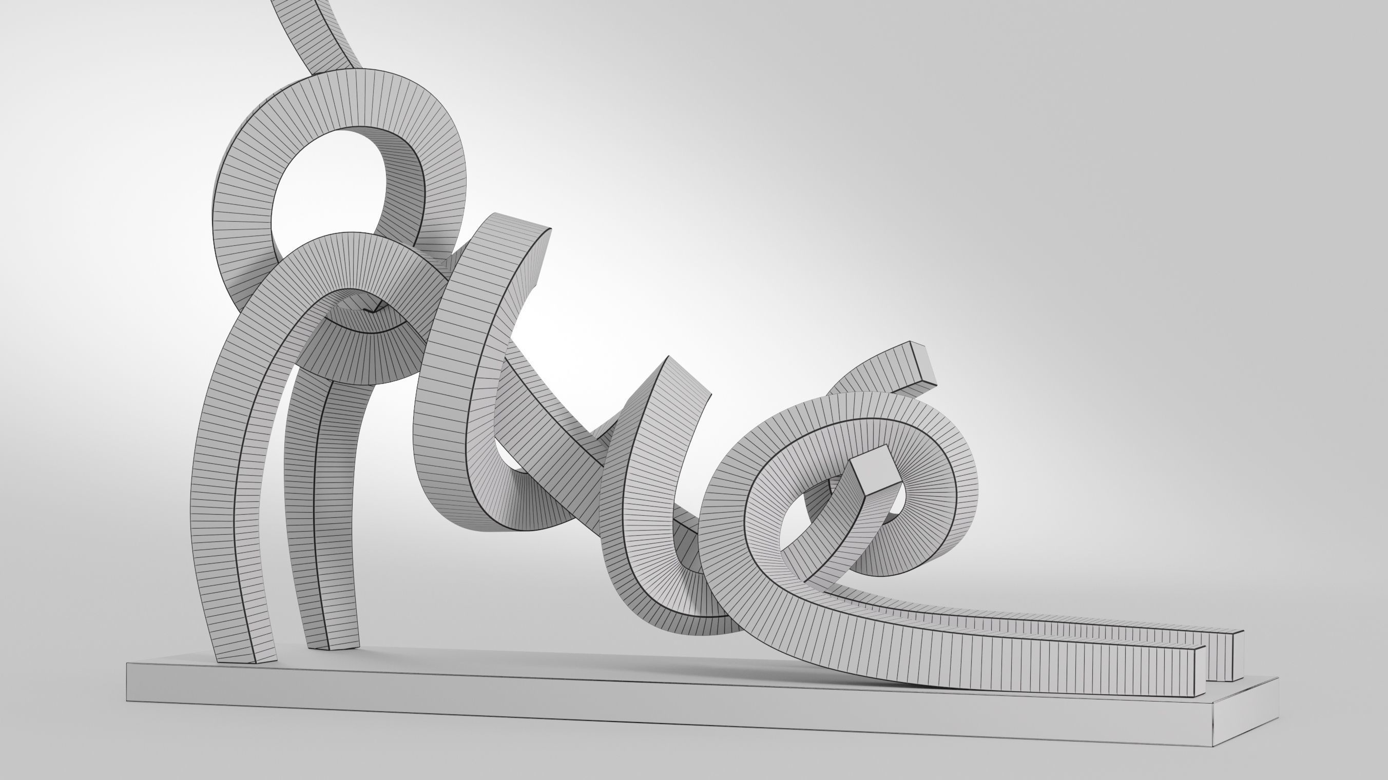 Stretching Cat Pastel 3D model_17