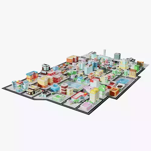 LowPolyCity city