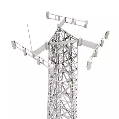 Antena metal tower with antennas