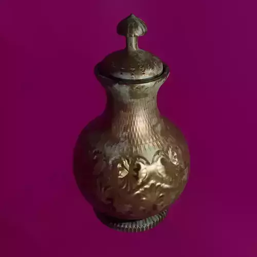 Stylized Vase PBR low-poly game-ready