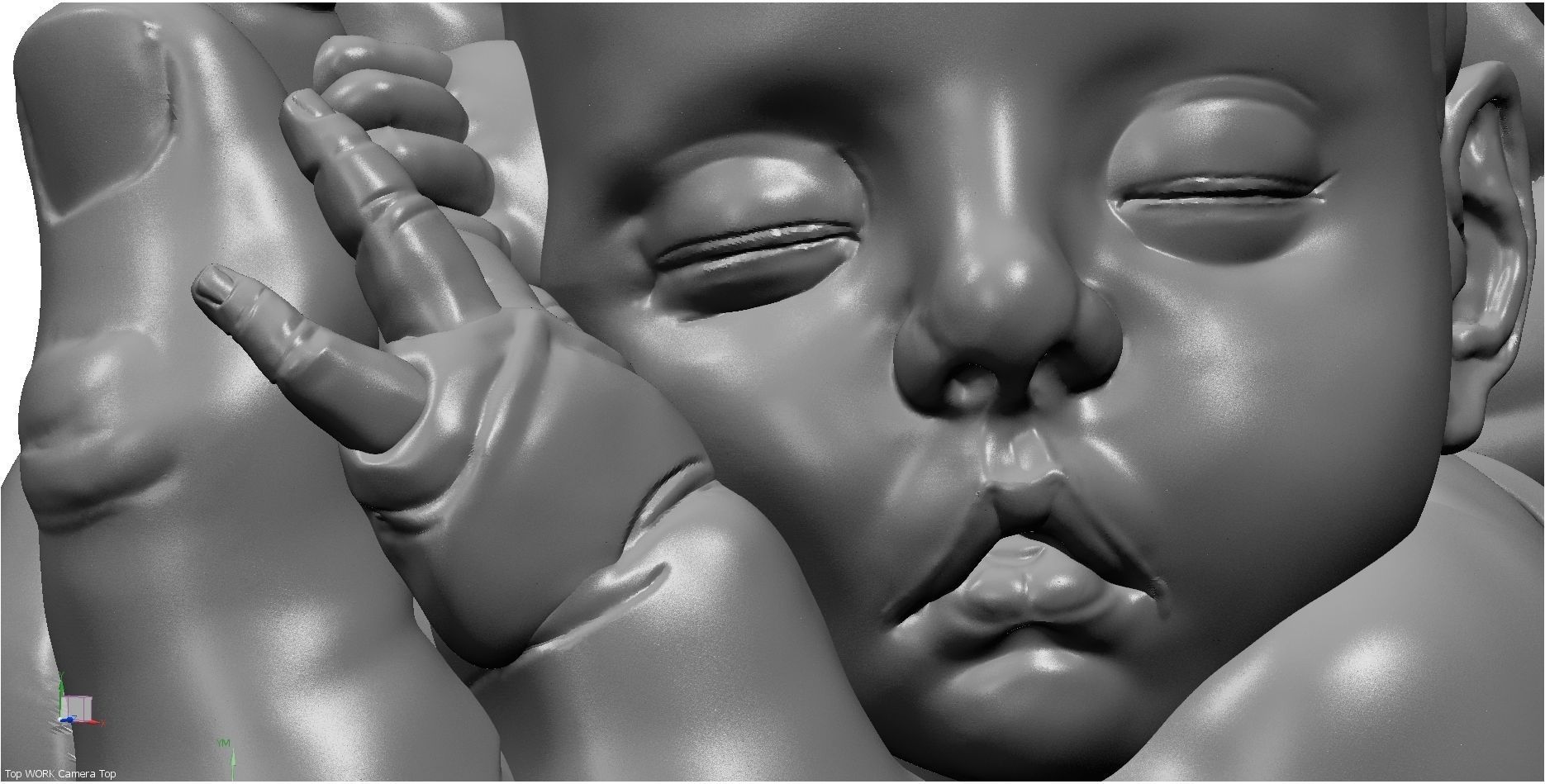 BABY IN HANDS RELIEF 3D model_2