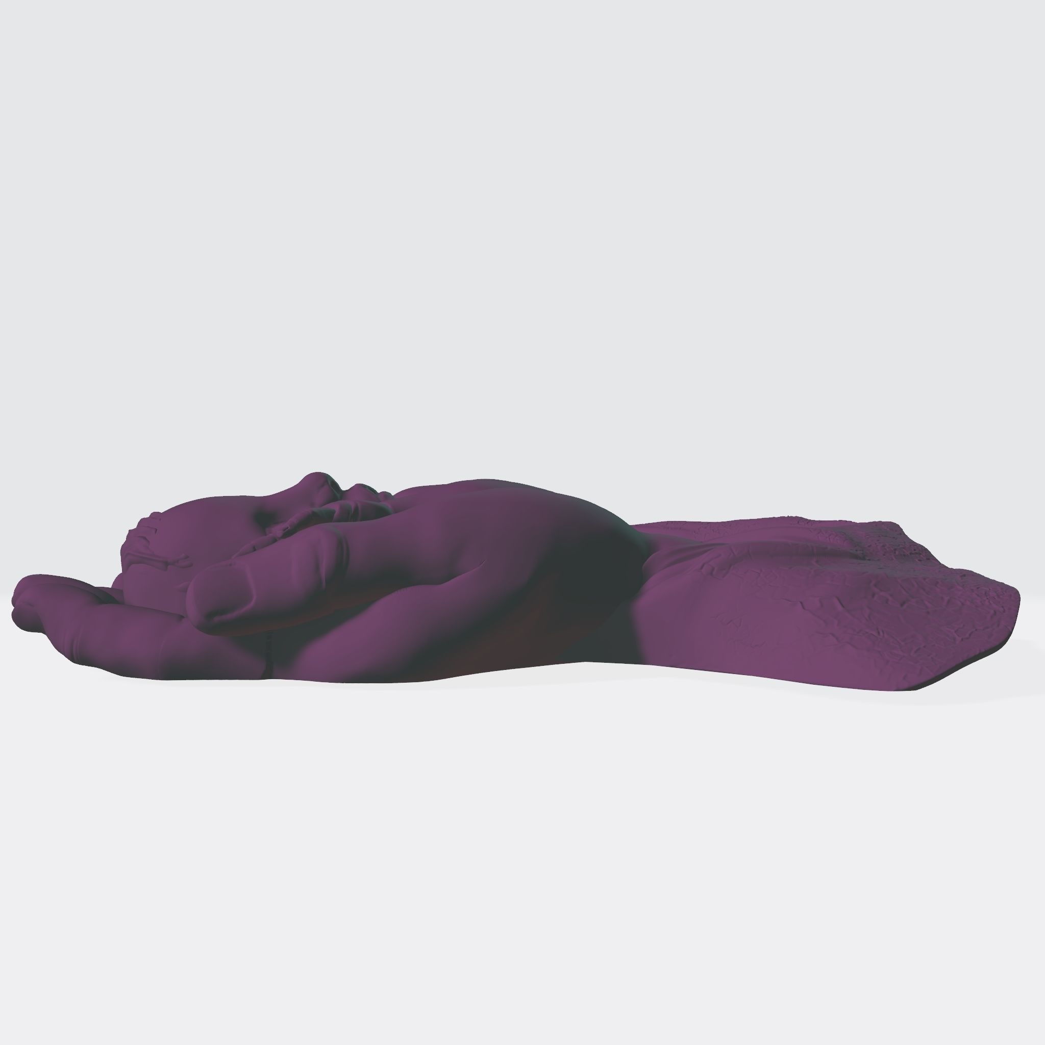 BABY IN HANDS RELIEF 3D model_19