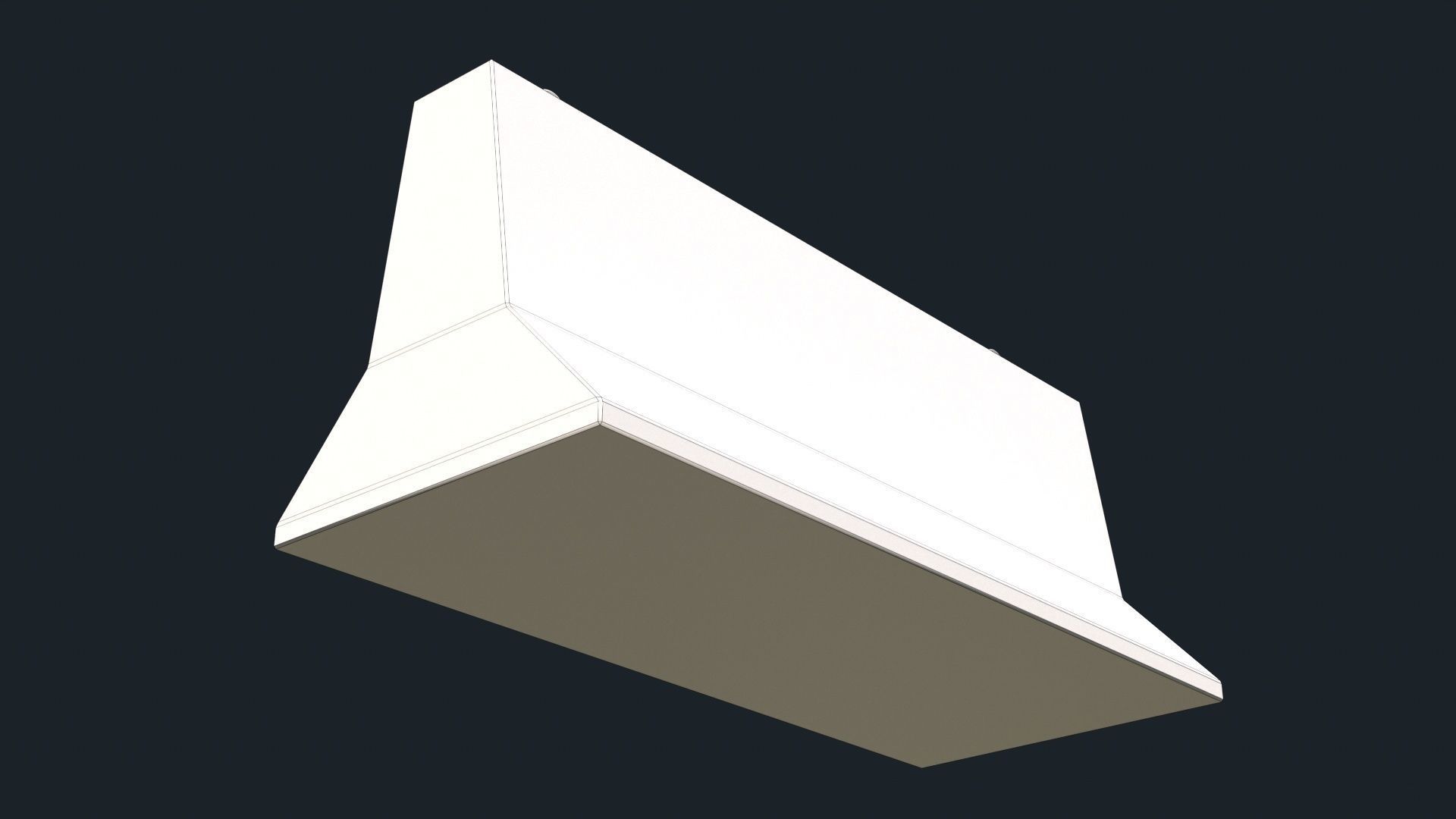 Concrete Road Barrier Low-poly 3D model_16