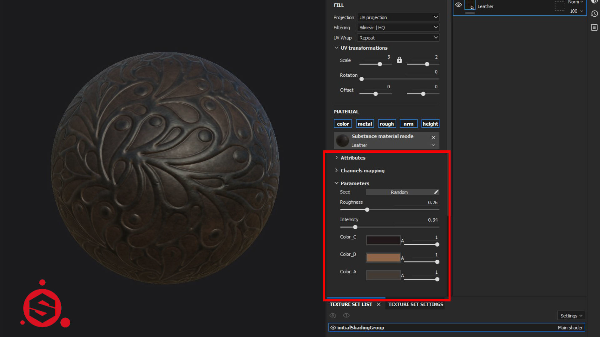 Leather Emboss Material Texture_2