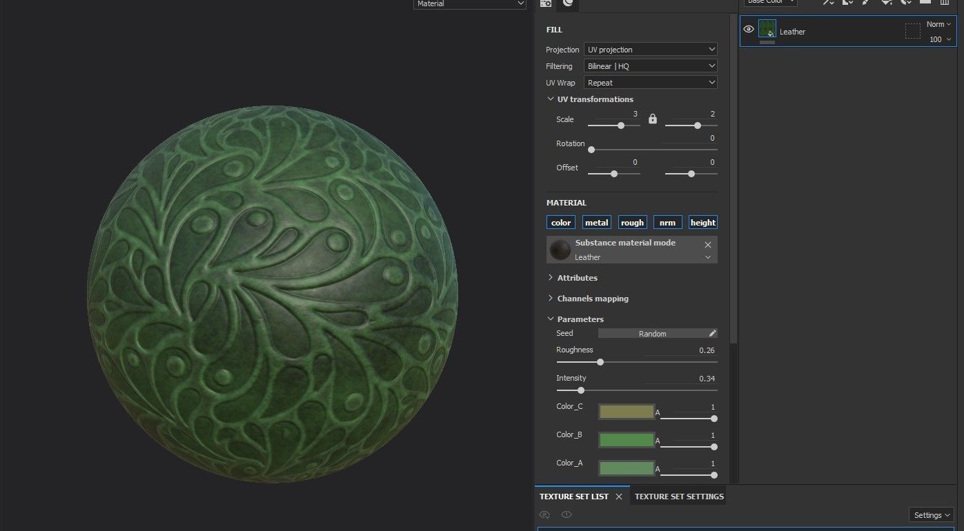 Leather Emboss Material Texture_4