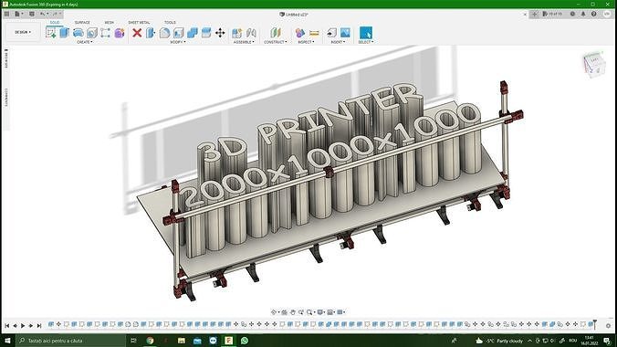 BIG PRINTER 3D 1000MMX1000MMX1000MM MINI SUPPORT X30 3D print model