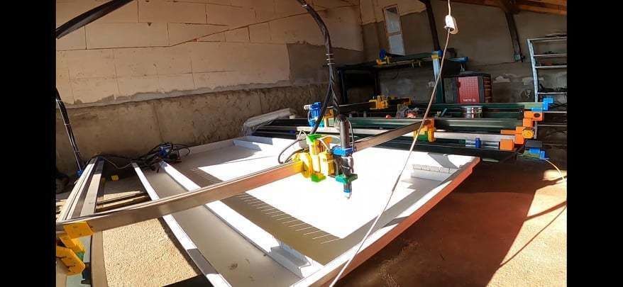 TABLE CUT PLASMA CNC BIG SUPPORT X50M 3D print model_3