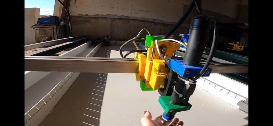 TABLE CUT PLASMA CNC BIG SUPPORT X50M 3D print model_6