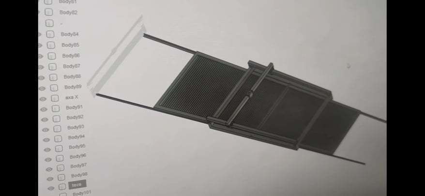 TABLE CUT PLASMA CNC BIG SUPPORT X100M 3D print model_4