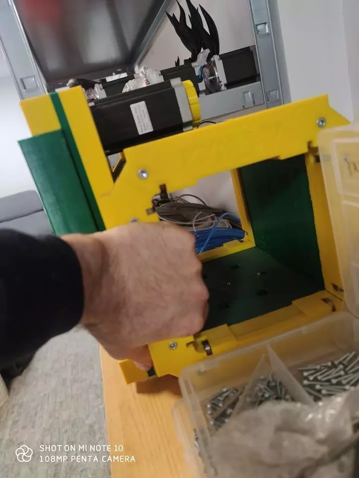 TABLE CUT PLASMA CNC BIG SUPPORT X150M 3D print model_0
