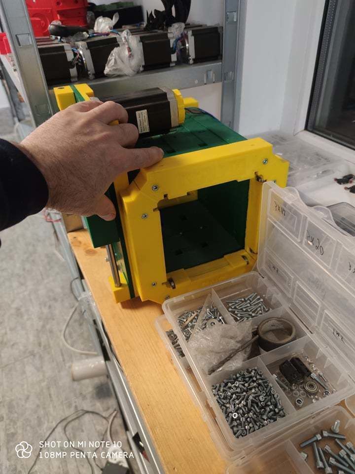 TABLE CUT PLASMA CNC BIG SUPPORT X150M 3D print model_7