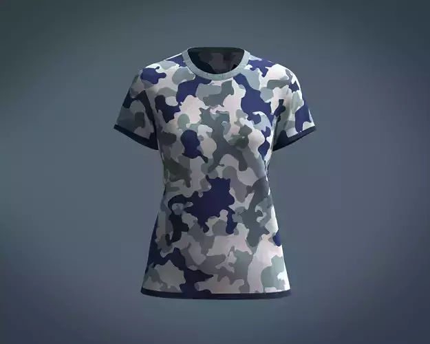 Ladies Camo T-Shirt