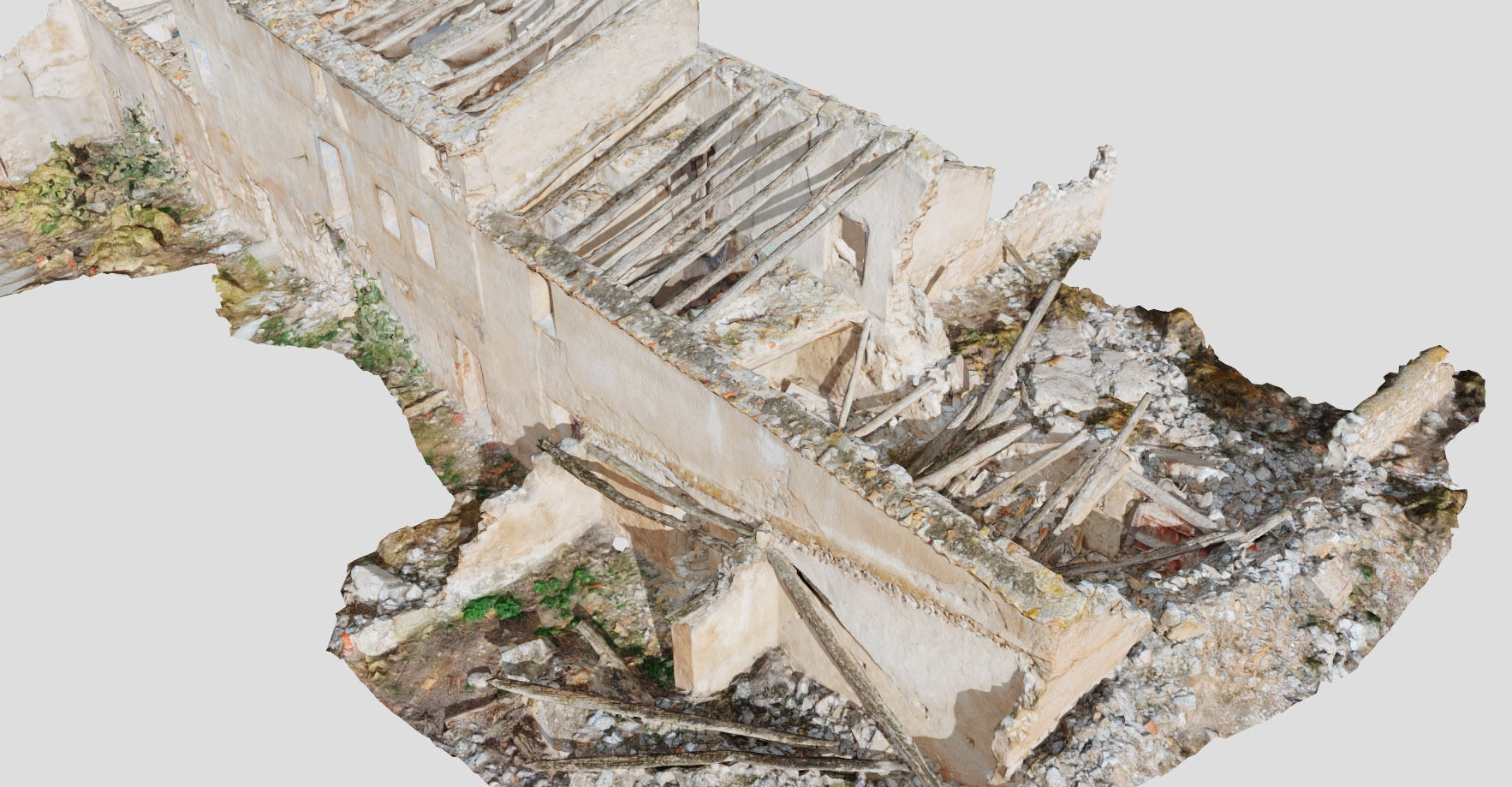 Building Complex Ruins Old Photoscan PBR Low-poly 3D model_16