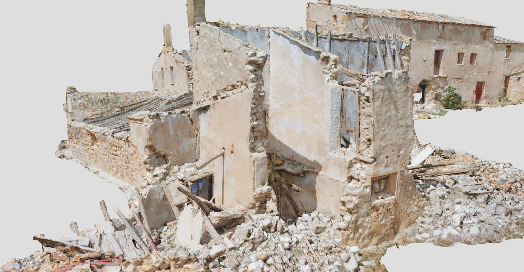 Building Complex Ruins Old Photoscan PBR Low-poly 3D model_24