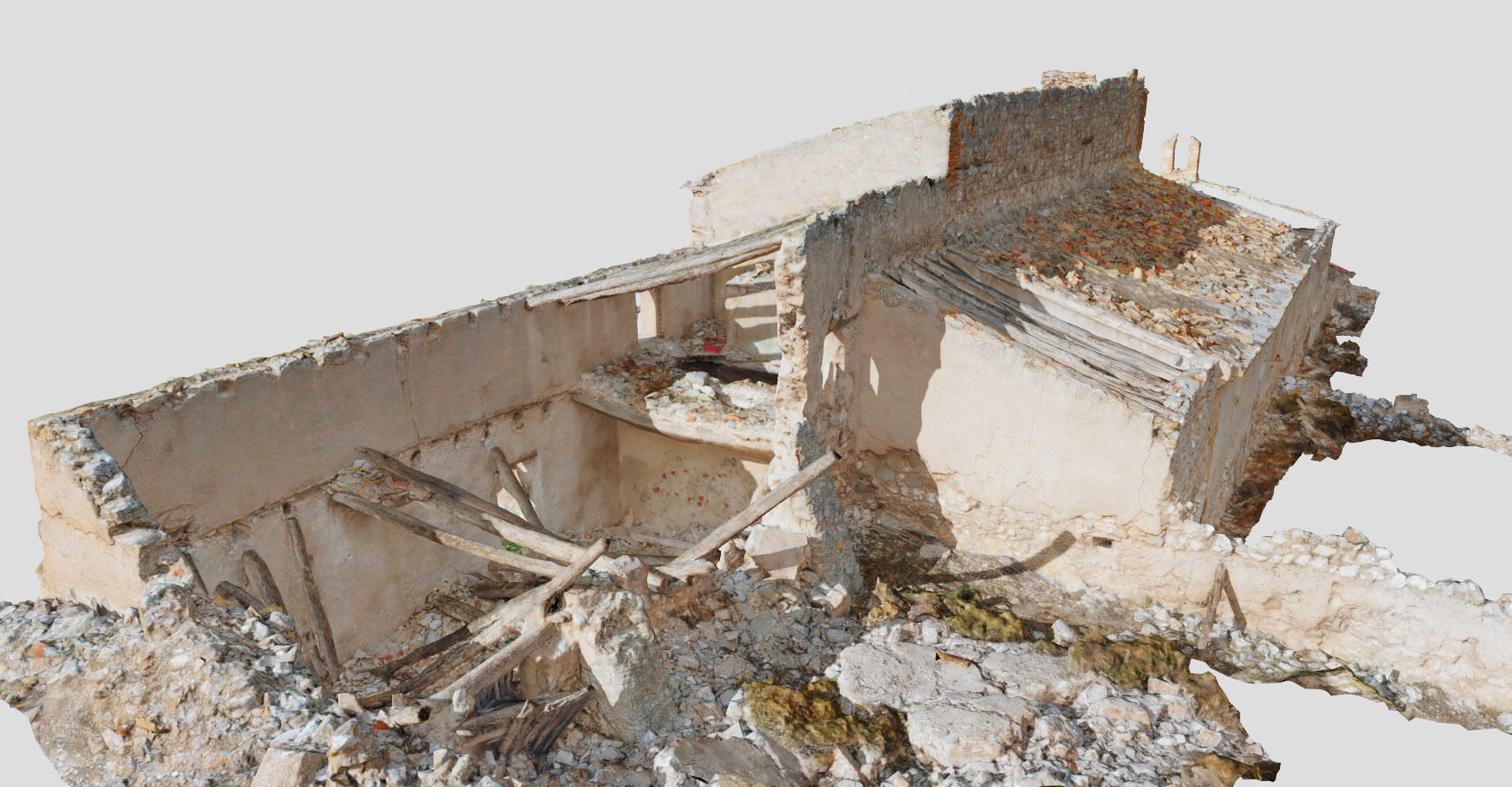 Building Complex Ruins Old Photoscan PBR Low-poly 3D model_15