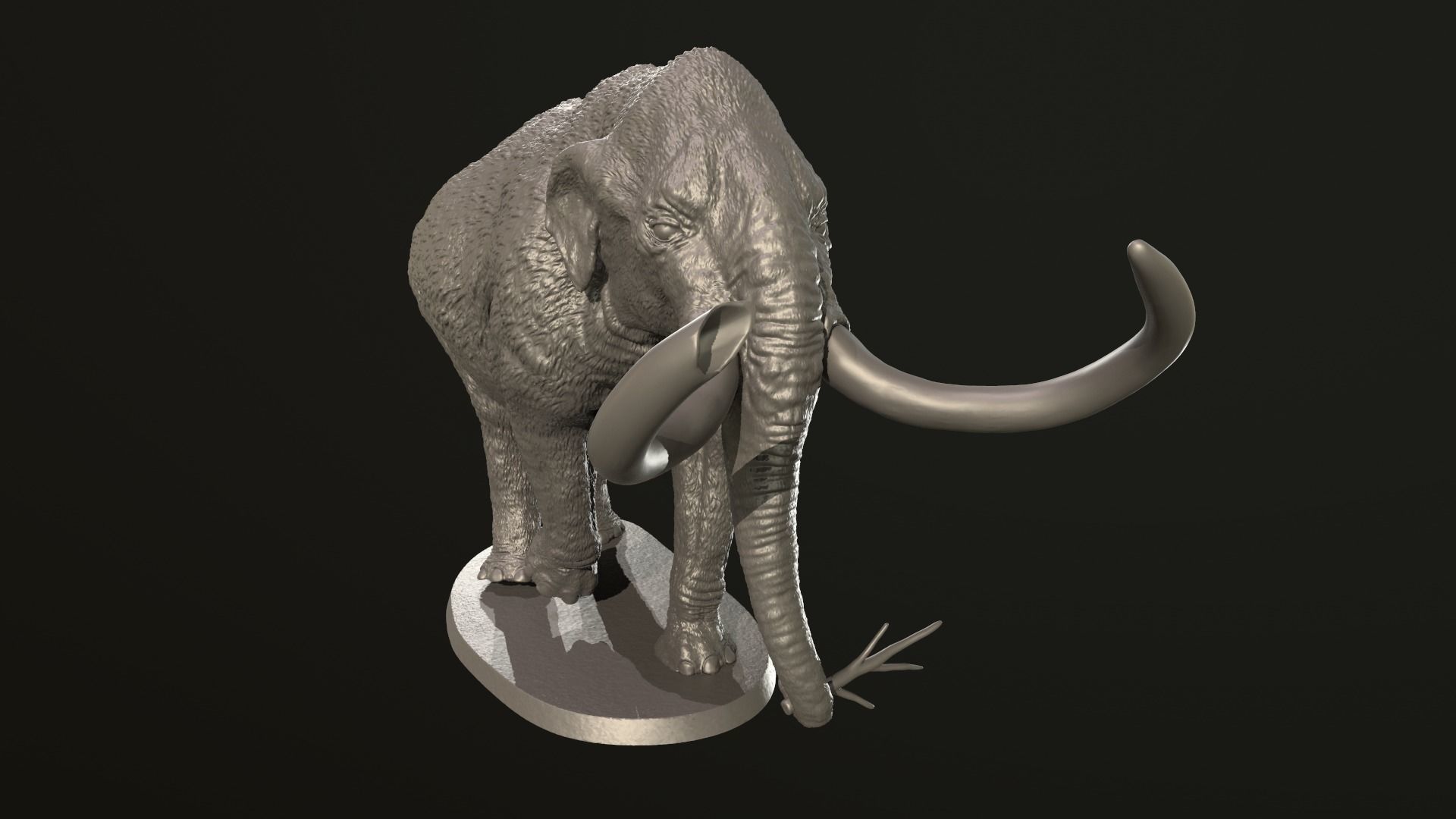 Collection of 10 extinct elephantoid proboscidean 3D print model_45