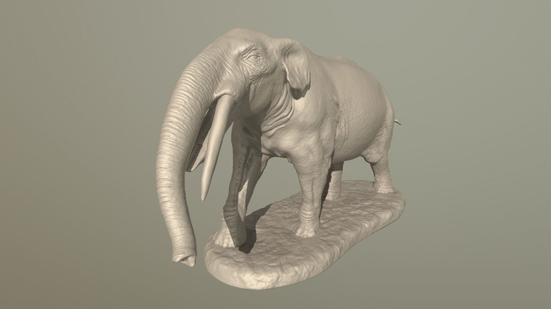 Collection of 10 extinct elephantoid proboscidean 3D print model_71