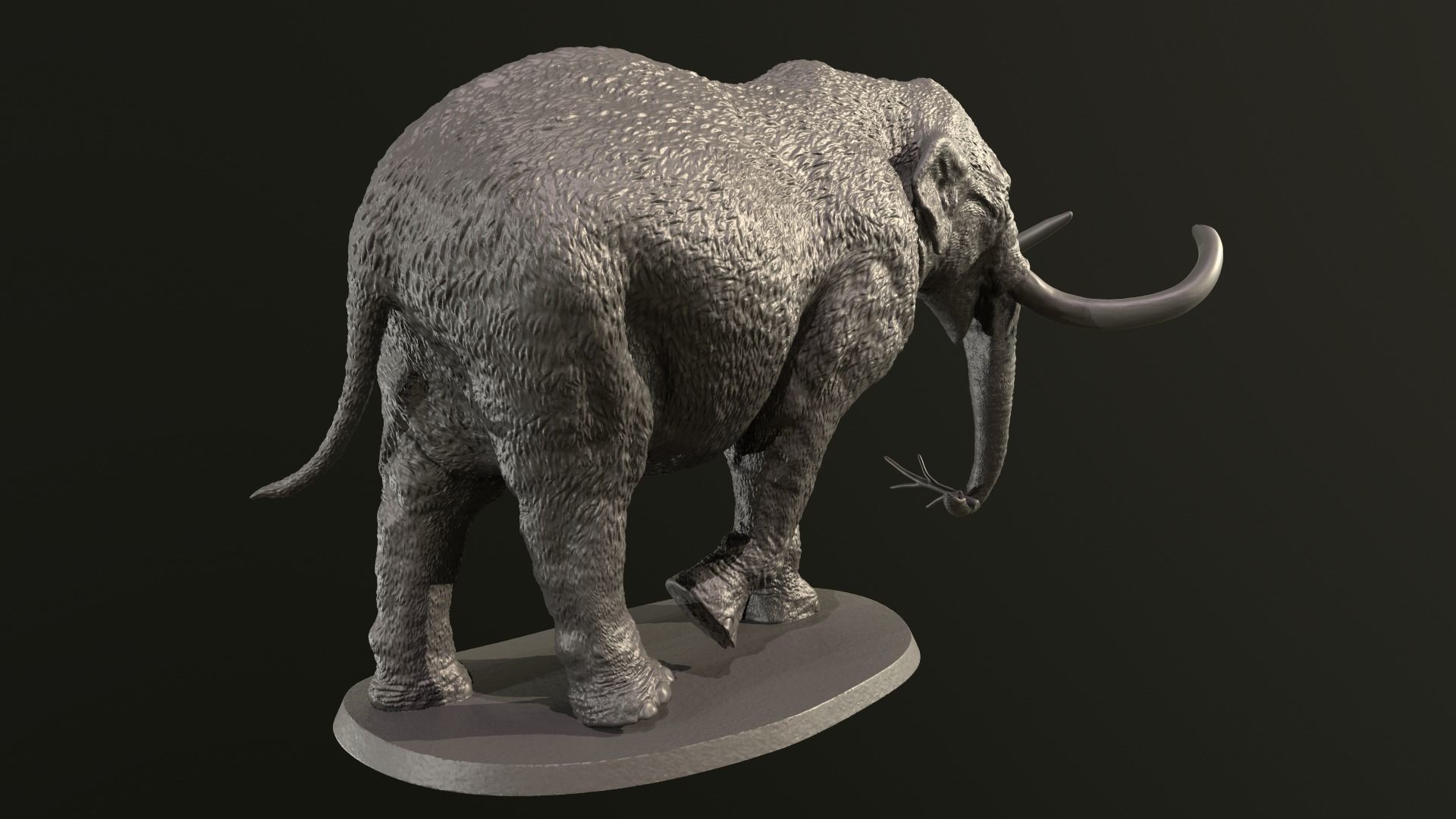 Collection of 10 extinct elephantoid proboscidean 3D print model_41