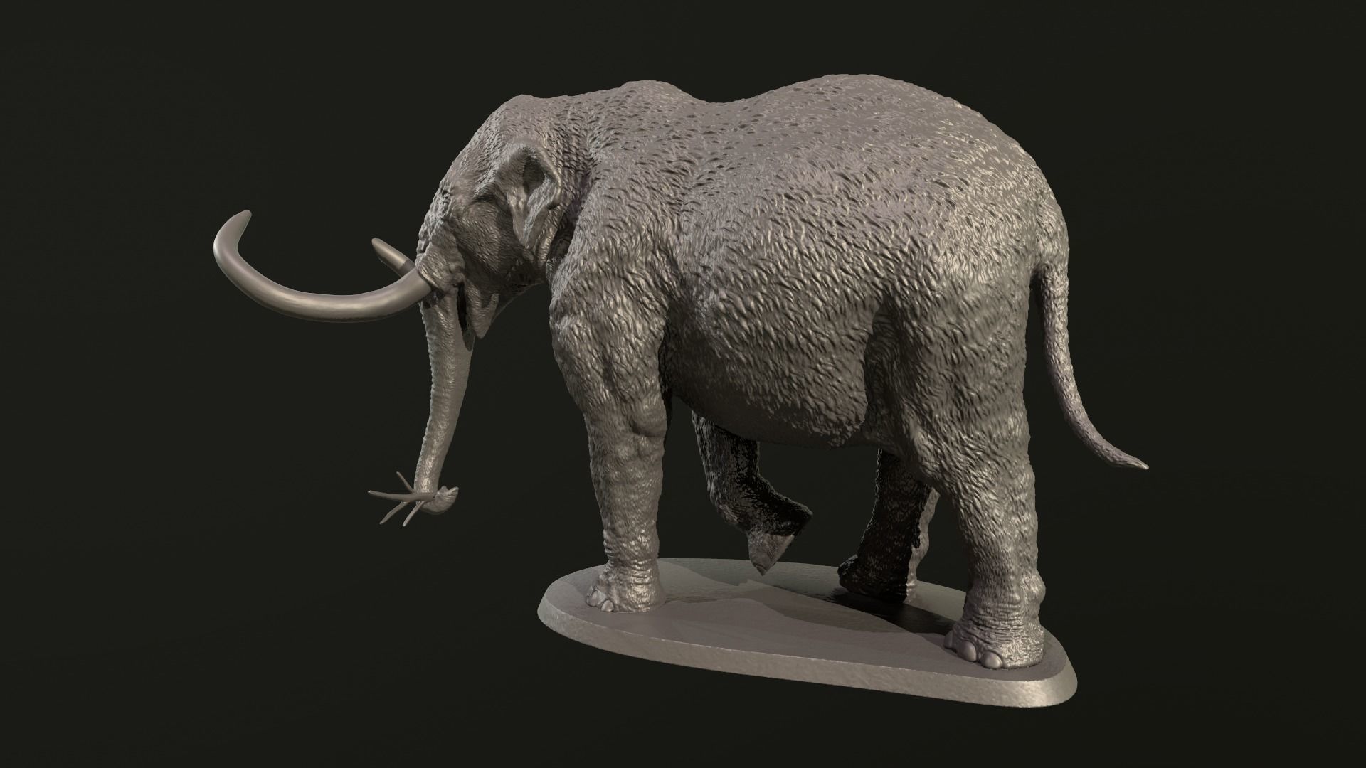 Collection of 10 extinct elephantoid proboscidean 3D print model_40