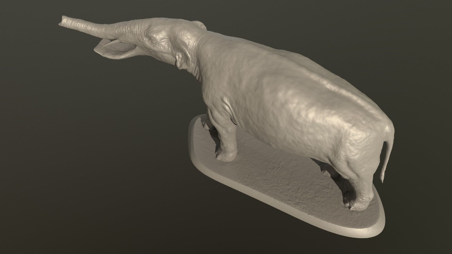 Collection of 10 extinct elephantoid proboscidean 3D print model_54